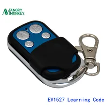 433 mhz rf controle remoto 1527 ev1527 código de aprendizagem para portão porta da garagem controlador interruptor luz 433 mhz receptor com bateria