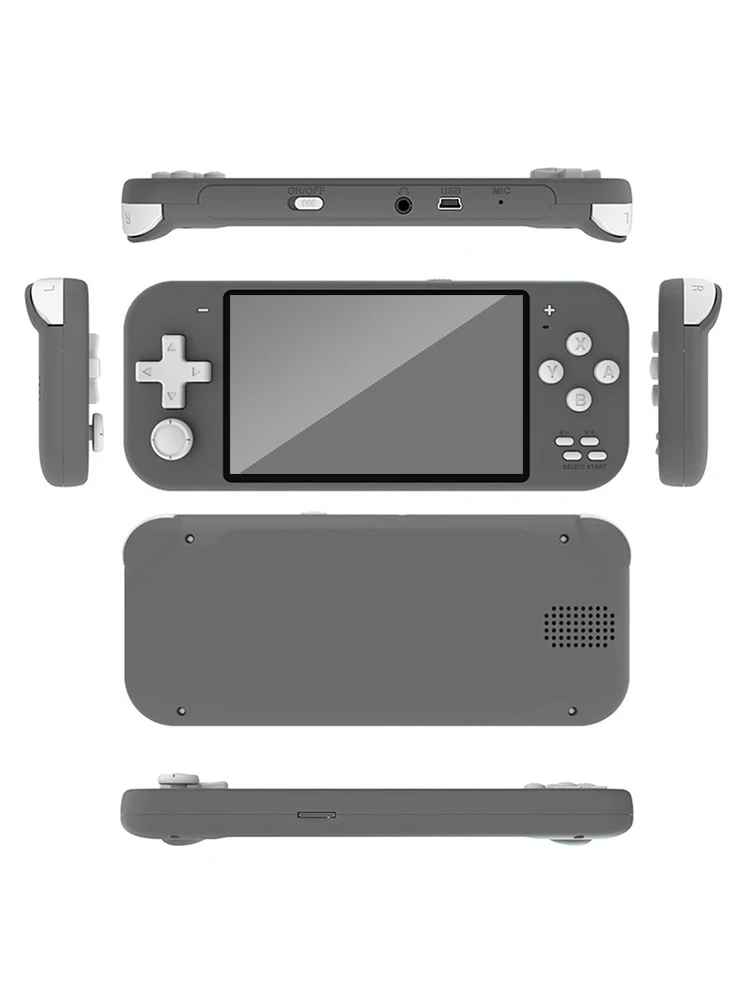 DATA FROG X20 Mini Retro Handheld Console 4.3 inch Portable Video Game for MAME/CPS/GBA/NES/GB/SEGA/NEOGEO/GBC/SNES Emulators