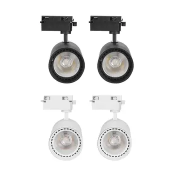 

2x COB Spot Lamps 12W Aluminum Rail Ceiling Lights for Shop Natural Light 220V Good Corrosion Resistance Anti-rust