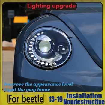 

Car Styling Headlight Assembly for 2013-2018 VW Beetle Headlights Bi Xenon LED Headlight LED DRL HID Front Lamp Accessories