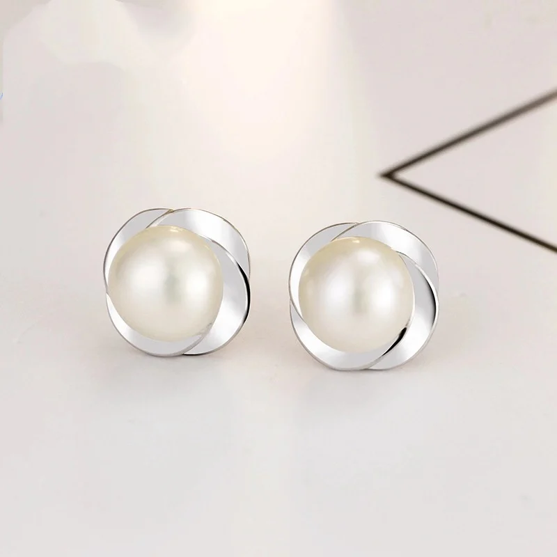 CodeMonkey,, S925 серебро, жемчуг, простые серьги, высокий темперамент, Женская продукция, высокое ювелирное изделие, свадебные CME1046