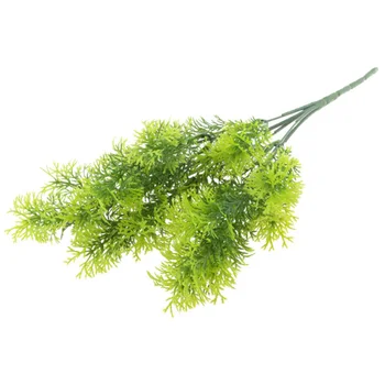 

4PCS Artificial Fake Plants Outdoor Plastic Cedar Shrub Greenery Bushes Home Green Artificial Cedar Tree Home Garden Decoration