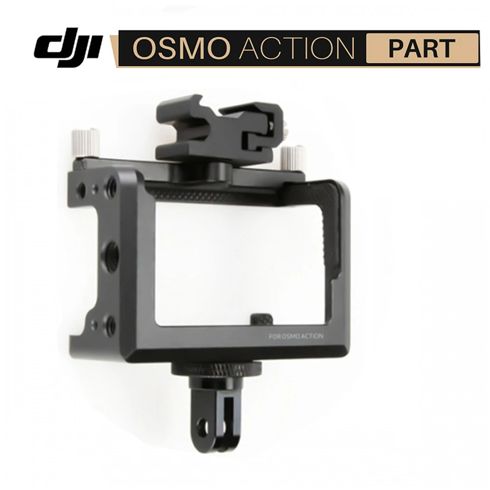 DF DIGITALFOTO OA-DM01 Vlogging металлический корпус клетки для Dji Osmo Action Vlog чехол с холодным башмаком для микрофона светодиодный легкий штатив