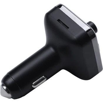 

Bluetooth FM Transmitter for Car,Wireless FM Transmitter Radio Receiver Adapter Car Kit,with Dual USB&Type-C Charging Port,Music