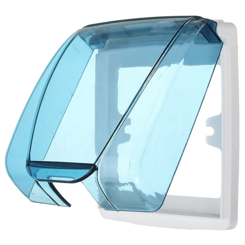 

Universal Waterproof 86 Type Wall Socket Plate Panel Switch Box Cover Protector Blue