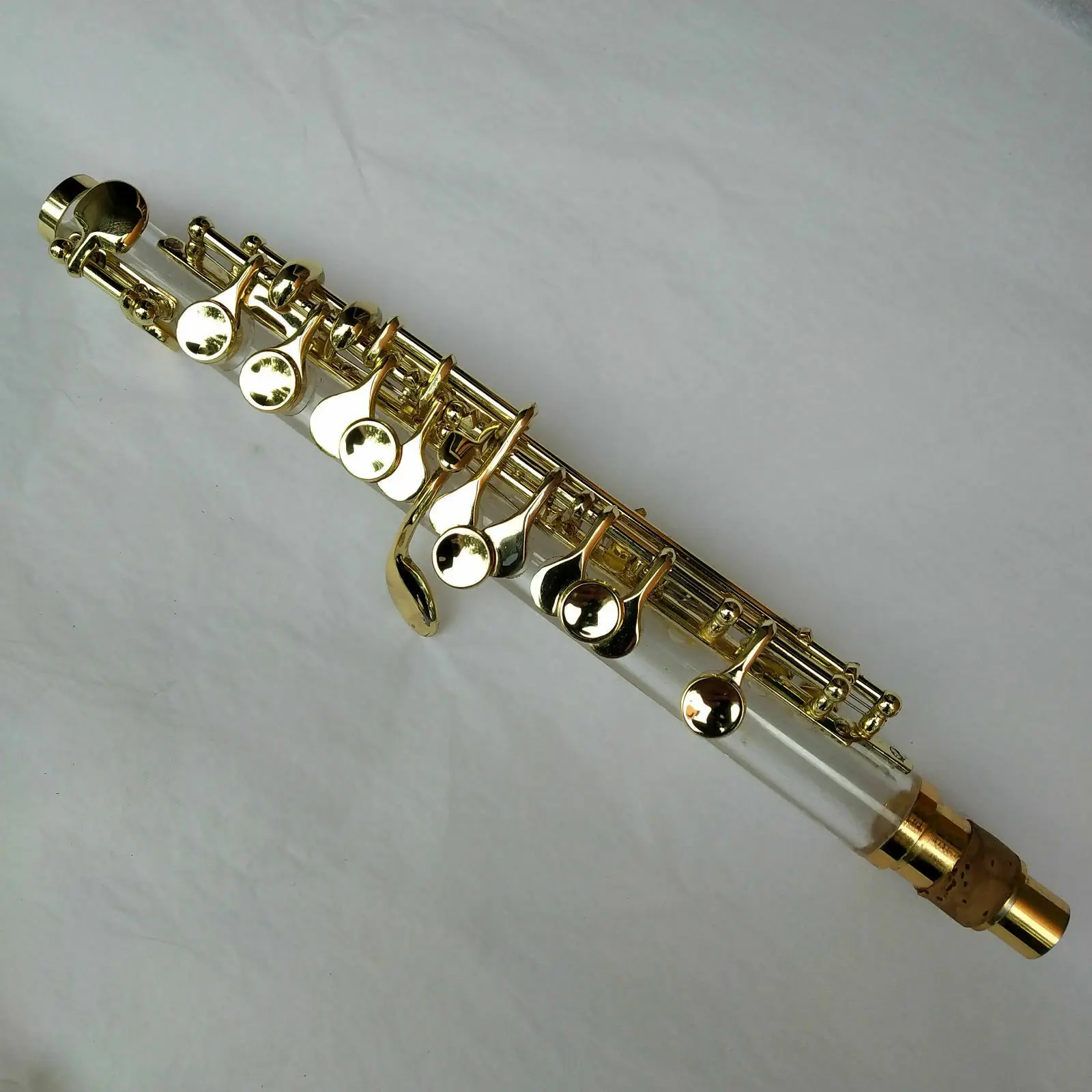 Чехол Piccolo C ключом золотое покрытие хороший звук Хрустальная труба; гарантия качества