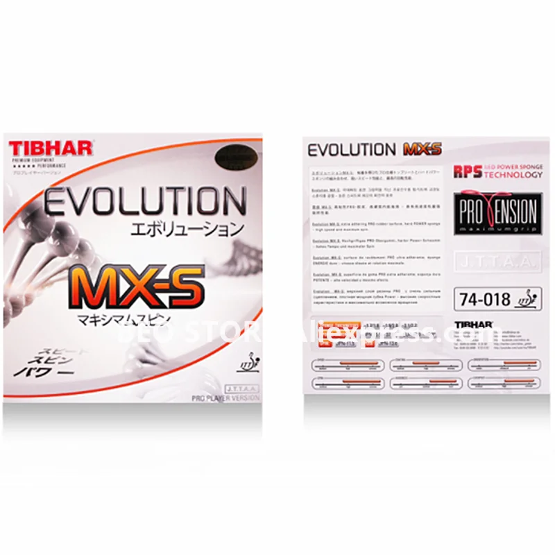 TIBHAR Эволюция MX-S FX-S EL-S от угревой сыпи с губчатая резина на ракетки для настольного тенниса пинг понг tenis de Меса