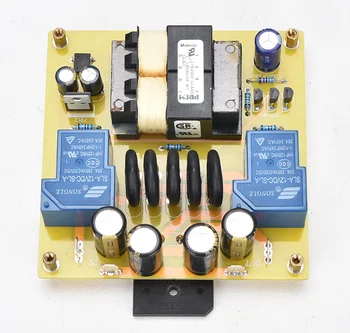 

30A soft start finished board for high power amplifier, with power transformer more stable and reliable