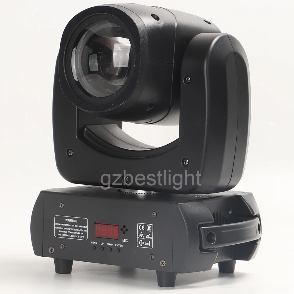 Moving Beam Light LED 100watts 2r Beam 8-facet Rotating Prism Rainbow Effect