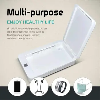 

White Masks Disinfection Machine Automatic Sterilization And Disinfection Prevent Flu For Phone Toothbrushes Headphones