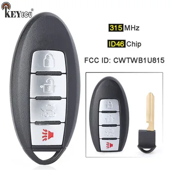 Keyforkess 315MHz ID46 Chip CWTWB1U815 sostituzione Smart Remote Key Fob 3 1 4 pulsante per Nissan Sentra Versa 2013 2014 2015 2016