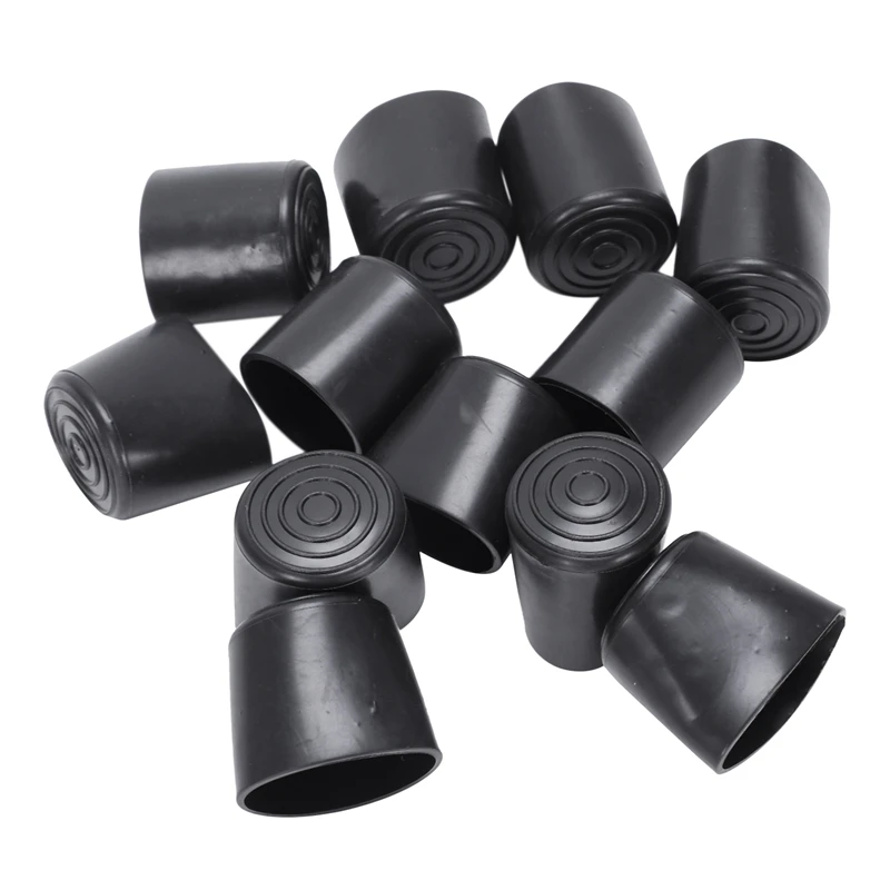 

New-22mm Inner Diameter Round PVC Furniture Table Base Holder Protector Cover