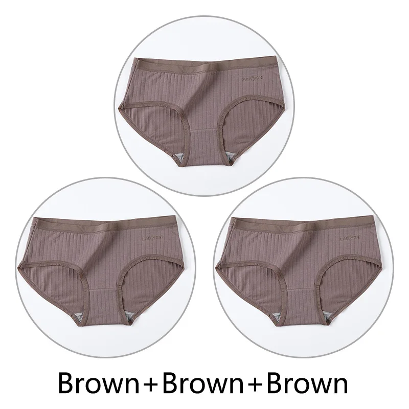 Brown Brown Brown M-4XL трусики большого размера женские мягкие хлопковые женские трусы большого размера Графен антибактериальные промежность нижнее белье Высокая талия однотонное белье Новинка - Цвет: Brown Brown Brown