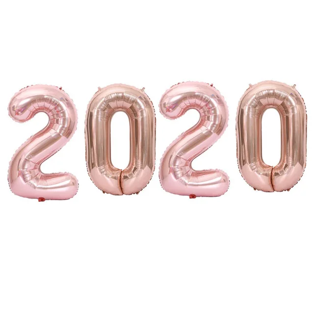 2020 счастливый новогодний номер надувные буквы рождественские фейерверки