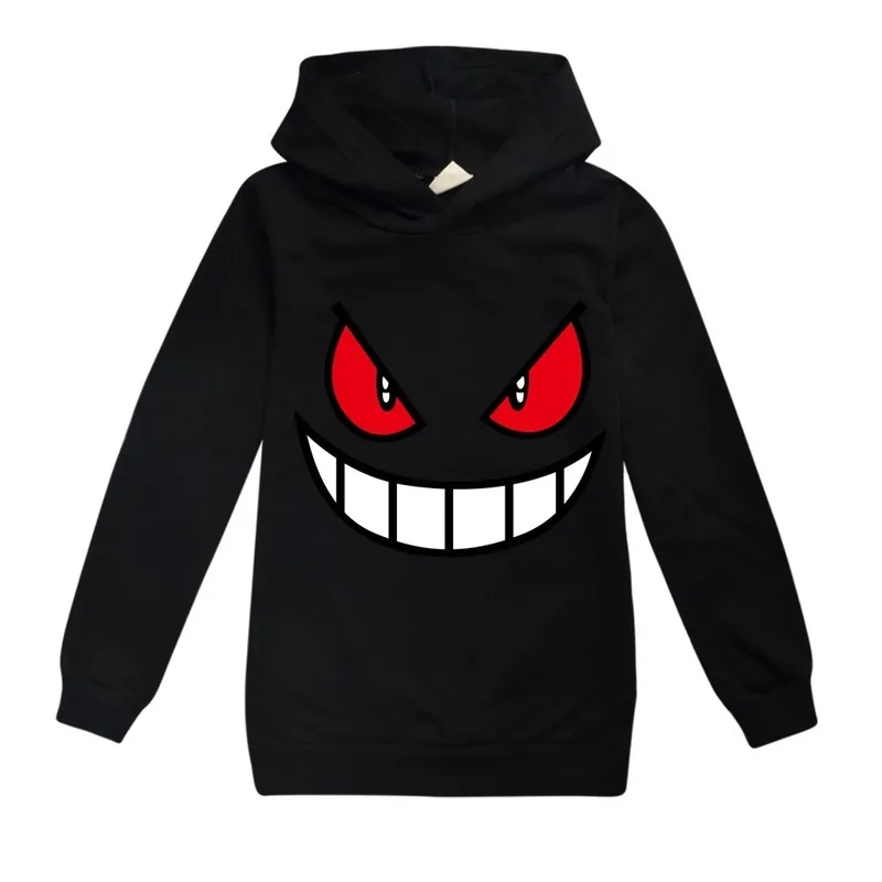 

Smiley Print Hoodie boys and girls Harajuku eleven Sweatshirts funny Kawaii Korean Oversized Hooded boys hoodies Hip Hop