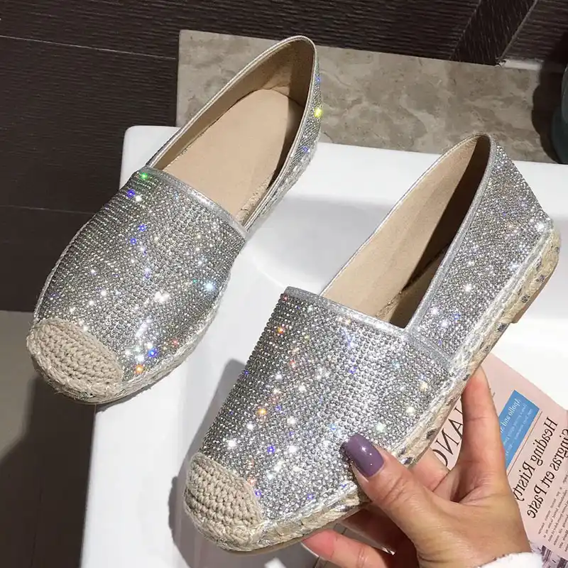 2020 New Bling Crystal Women Flat 