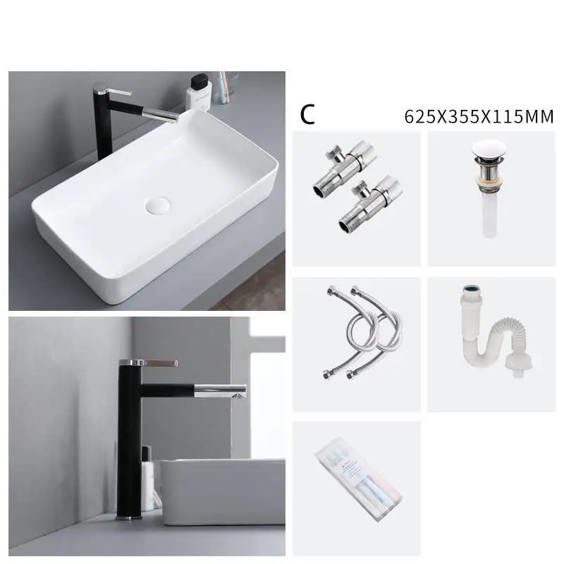 Version M De Bain Lavandino Wasbak Sobre Encimera Waschtisch сосуд ванная комната Bagno Санузел Lavabo Куба Banheiro раковина умывальник - Цвет: Version M