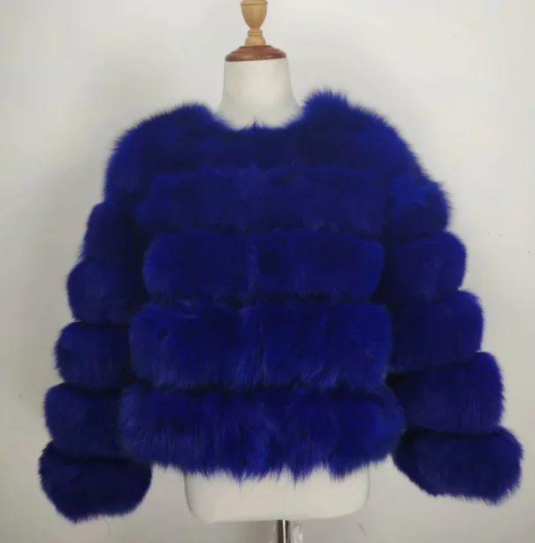 YZ FUTURE New Arrival Women Luxury Real Fox Fur Coat Winter Jackets Fur Jacket Top Quality Outerwear Genuine Fur Coats