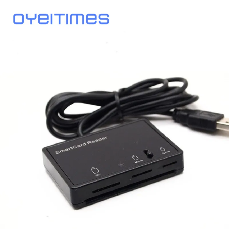 OYEITIMES MCR3516 4 in 1 Multifunction Card Reader USB 2.0 12 Mbps Contact Smart Card Reader 2G/3G/4G SIM Card Reader Writer OYEITIMES MCR3516 4 in 1 Multifunction Card Reader USB 2.0 12 Mbps Contact Smart Card Reader 2G/3G/4G SIM Card Reader Writer