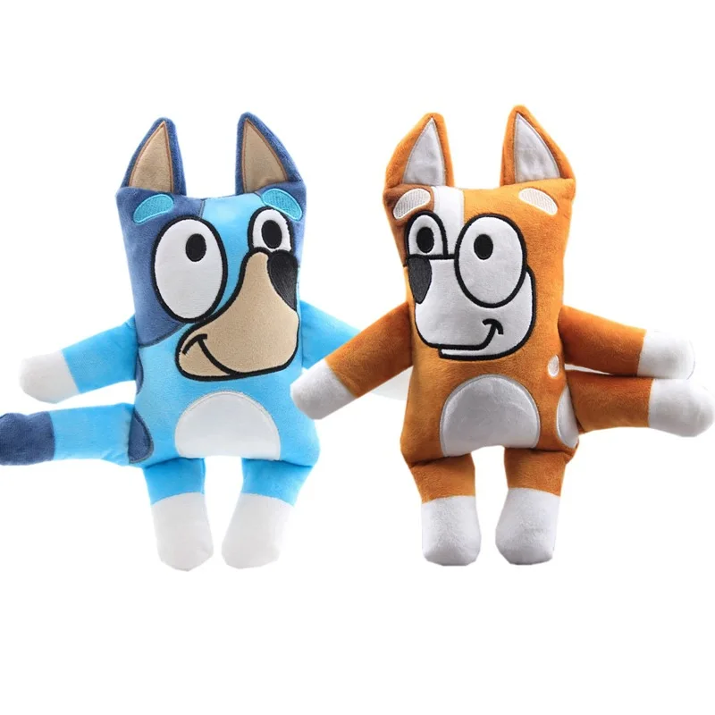28CM Bluey Bingo Plush Toy Cute Soft Cartoon Bluey Family Stuffed Animals Dolls Baby Toys Kawaii Bluey Bingo Children Gift