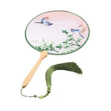 Красочный Свадебный букет цветок двойной с двусторонней вышивкой веер Свадебные украшения Аксессуары