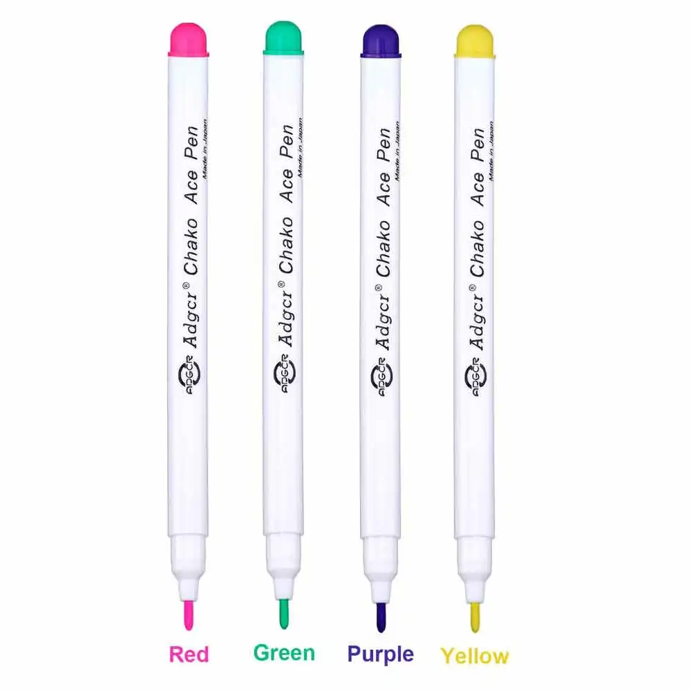 4pcs Sewing Tools Air Erasable Pen Easy Wipe Off Water Soluble Fabric  Marker Pen Temporary Marking Replace Tailor's Chalk - AliExpress