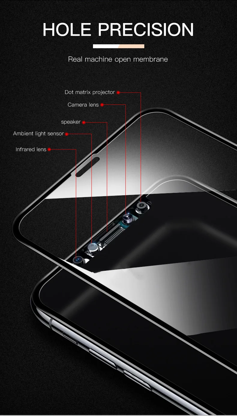 Yesido 6D полный клей покрытие из закаленного стекла для iPhone 11 Pro Max протектор экрана для iPhone 11 Pro max Защитная стеклянная пленка