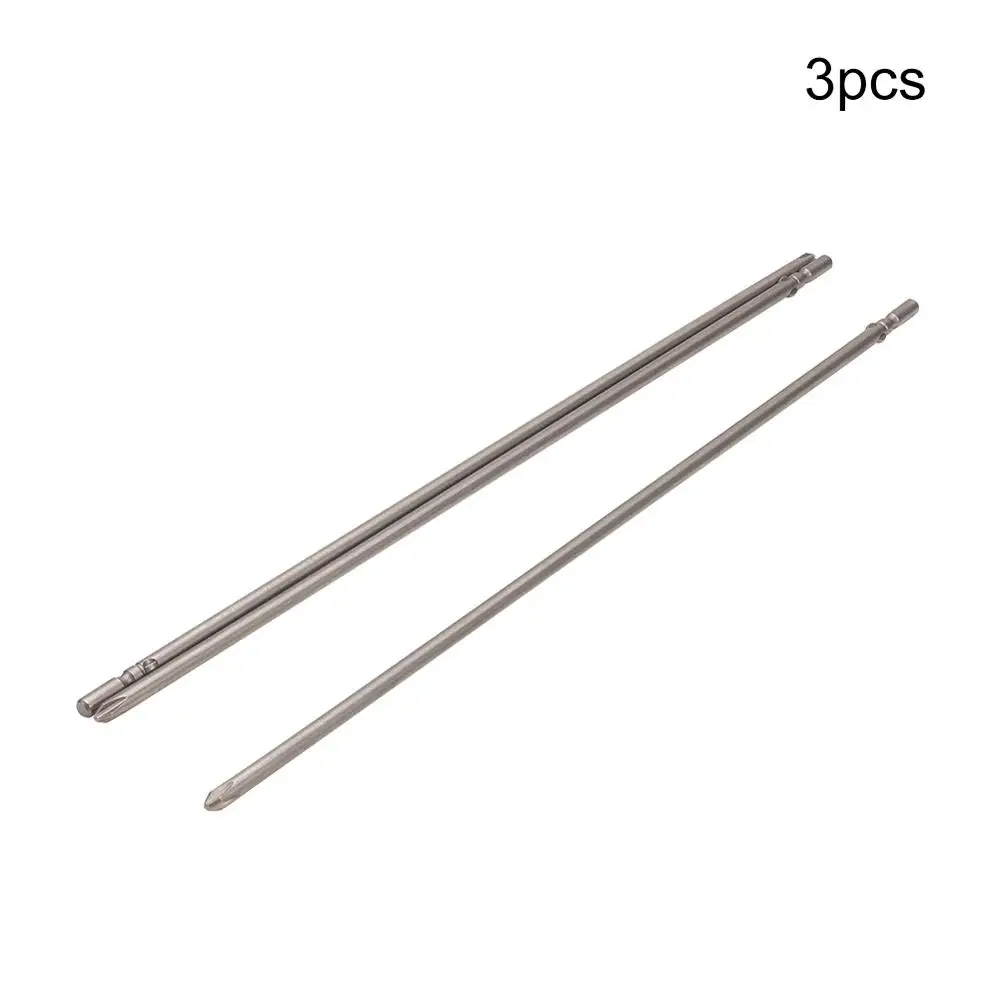 5PH2 x5mm x300mm 3 шт. 3PH1 5PH1 5PH2 6PH2 S2 Круглый хвостовик отвертка Philips Bits 150/200/300 мм Длина 5/6 мм диаметр стержня магнитные Биты - Цвет: 5PH2 x5mm x300mm