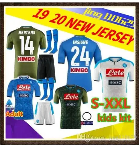 

Napoli soccer jerseys SSC adult kit Home INSIGNE HAMSIK Soccer Jerseys 19 20 Naples Third Away Calcio MERTENS Naples Shirts
