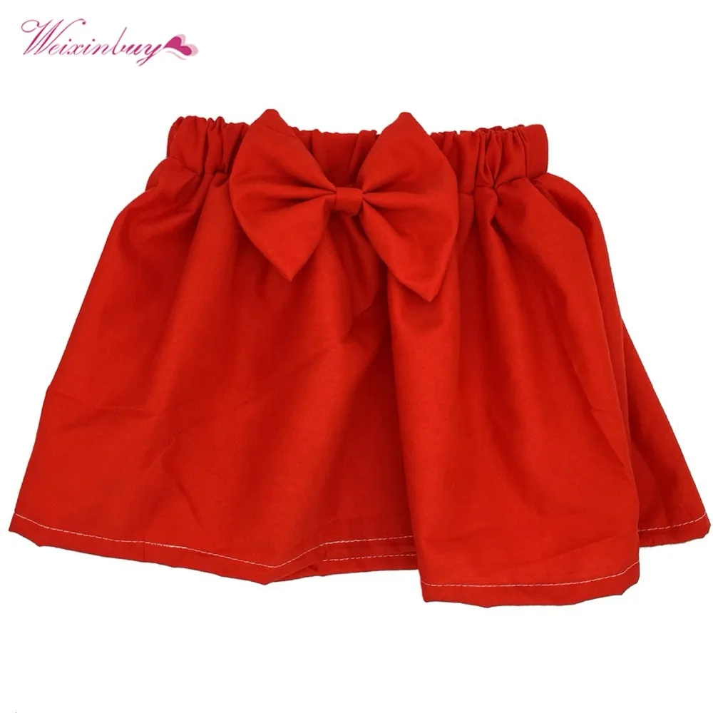 WEIXINBUY/10 стилей, мини-юбка для малышей Милая плиссированная пышная Однотонная юбка с бантом для маленьких девочек юбки для новорожденных девочек от 0 до 6 месяцев