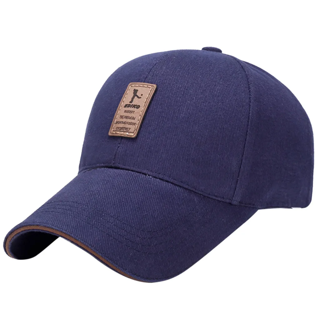 Мужская женская черная бейсболка Snapback Hat хип-хоп Регулируемые кепки BBOY - Цвет: BU