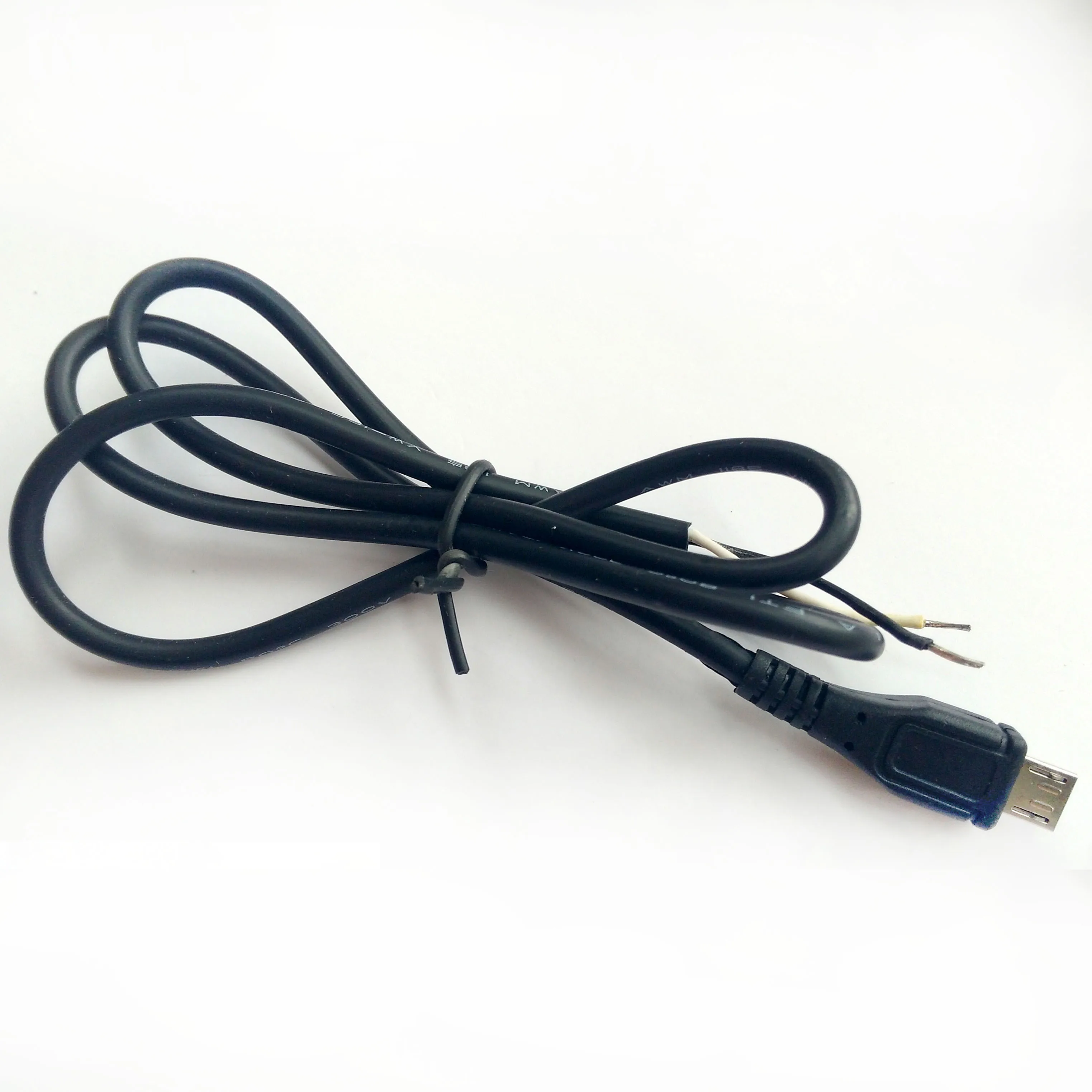 15 шт., высокое качество, Черный micro Usb штекер, 2 провода, кабель питания, шнур, припой, 0,7 м, 70 см, разъемы, максимальный ток, 3 А, для зарядки, сделай сам