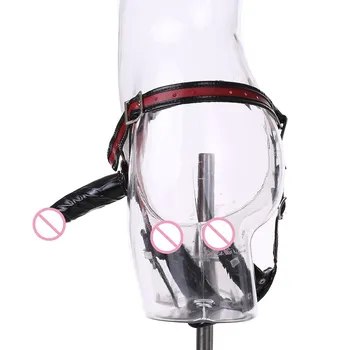 Double-ended Strap-on Dildo Mouth Gag Detachable Dildos Harness Strap Adjustable Dildo Brief Sex Woman Man Toys 2