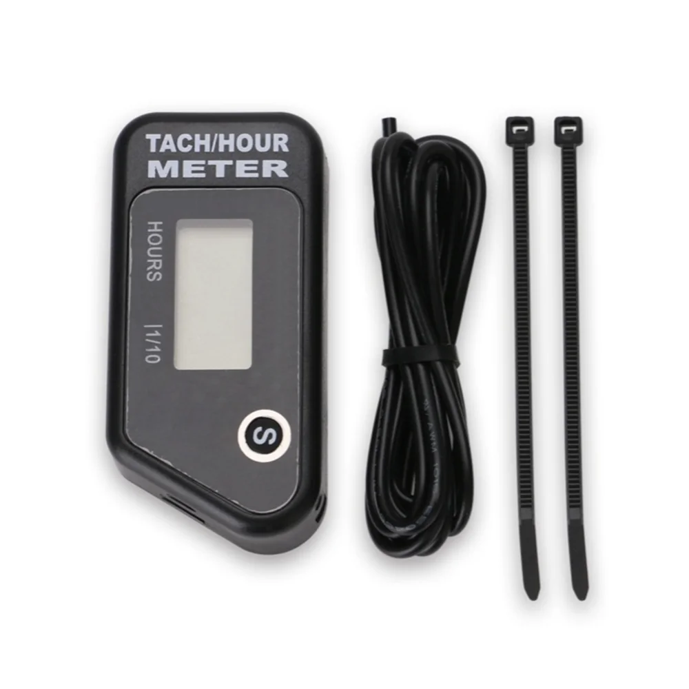 Wireless Hour Motorcycle Meter Counter for Motocross Engine Boat Snowmobile Chainsaw ATV Jet Ski 016B