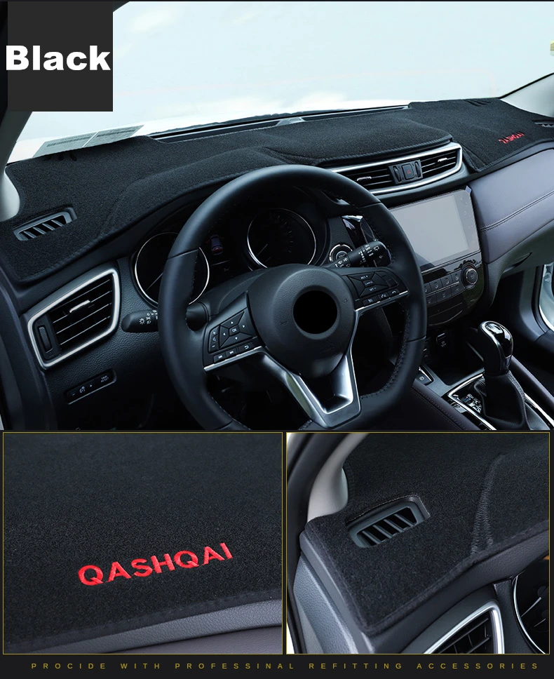 Приборной панели автомобиля охватывает коврик для Nissan Qashqai J11 X-trail T32 космического аппарата изгой тени Подушка ковры автомобильные аксессуары