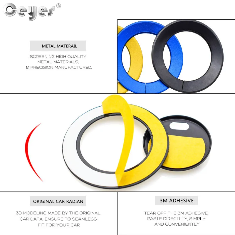 Car Start Engine Button Key Ring for NISSAN (19)