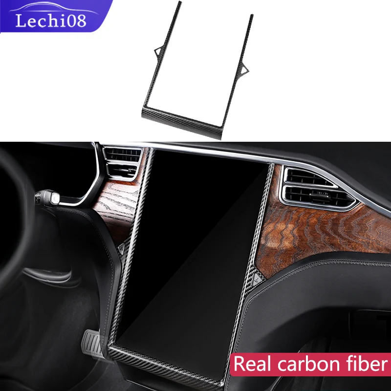 Navigation Frame For Tesla Model S Accessories Tesla Model X Carbon Tesla 2018 Model S Car Tesla Model S Carbon Fiber Interior
