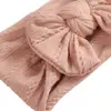 1Pcs Newborn Baby Headband For Girls Elastic Knit Children Turban Baby Bows Soft Nylon Kids Headwear Hair Accessories 32 Colors 5