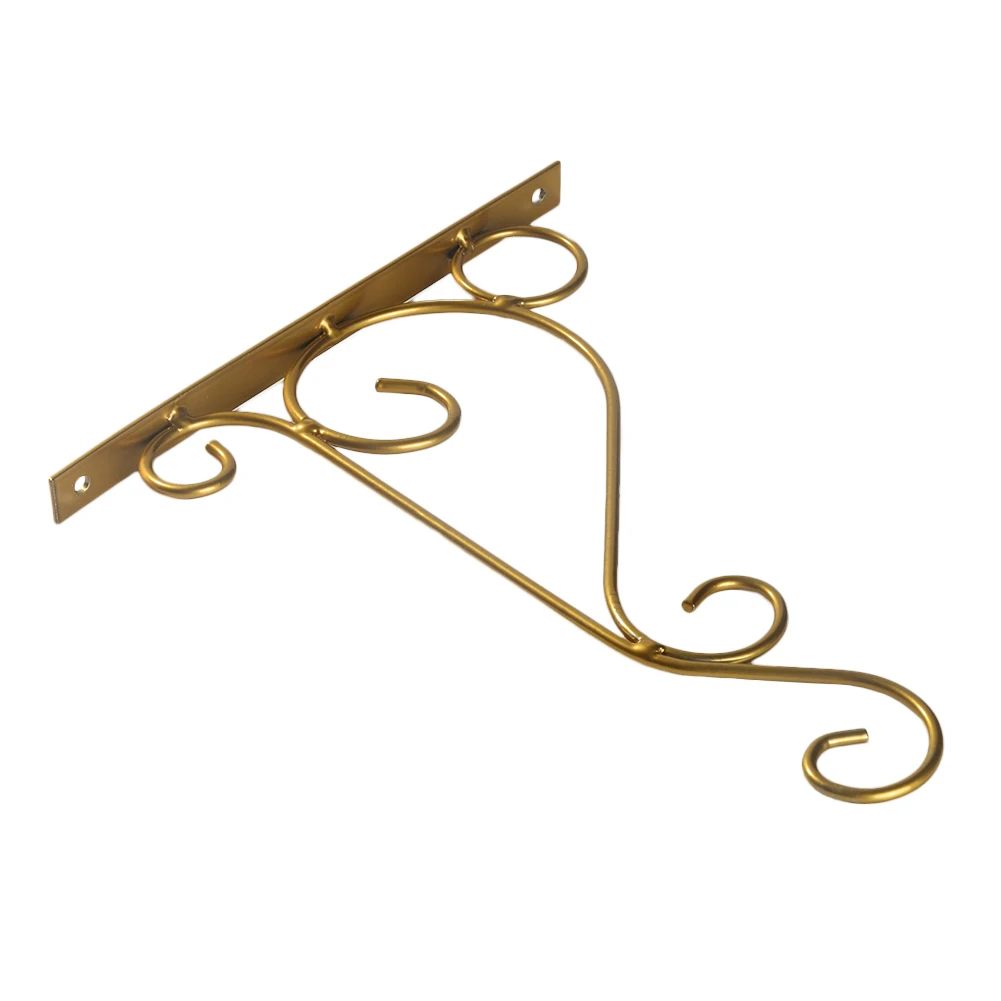 Plants Classic Romantic Wall Hanging Home Flower Pot Hook Bathroom Bracket Iron European Style Landscaping Stand Decoration | Дом и сад