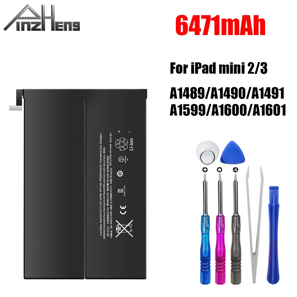 Аккумулятор PINZHENG 6471 мач для планшета iPad mini 2 3 сменная батарея A1489 A1490 A1491A1599 A1600 A1601