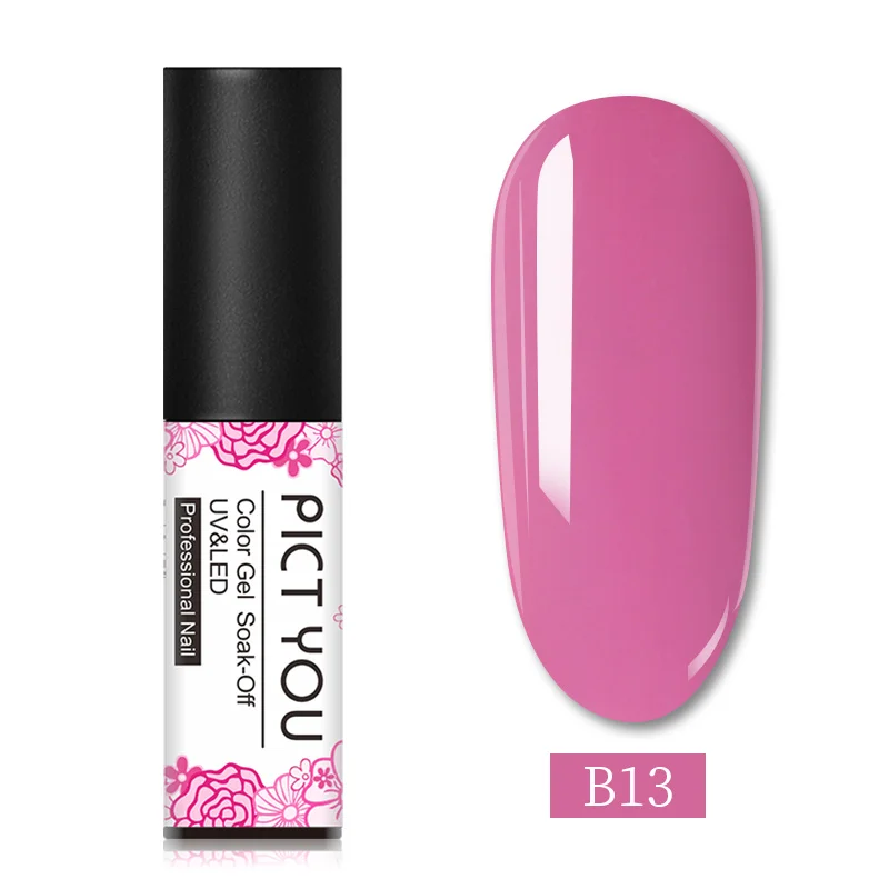 B13 PICT YOU 5 мл Гель-лак для ногтей Vernis Полупостоянный замачиваемый УФ-гель для ногтей стойкий Гель-лак для нейл-арта 119 цветов - Цвет: B13