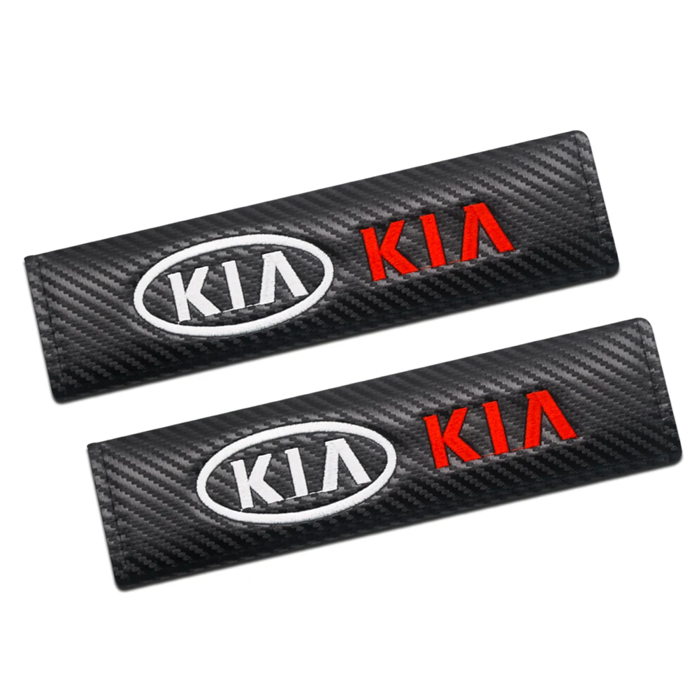 

Seatbelt Emblem Seat Belt Cover Protector Safety Belt Shoulder Padding For Kia Sportage Picanto Sorento Cerato Rio X Line Optima