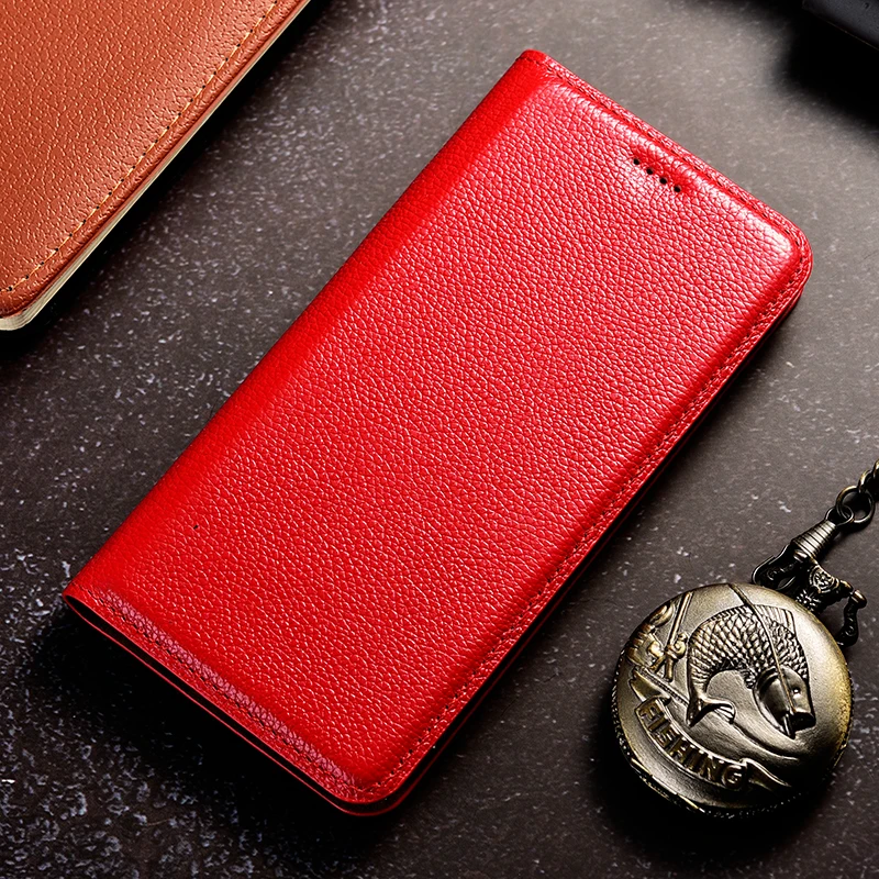 

Genuine Leather Flip phone Case For Sharp Aquos S2 S3 Mini books stand style cover Coque