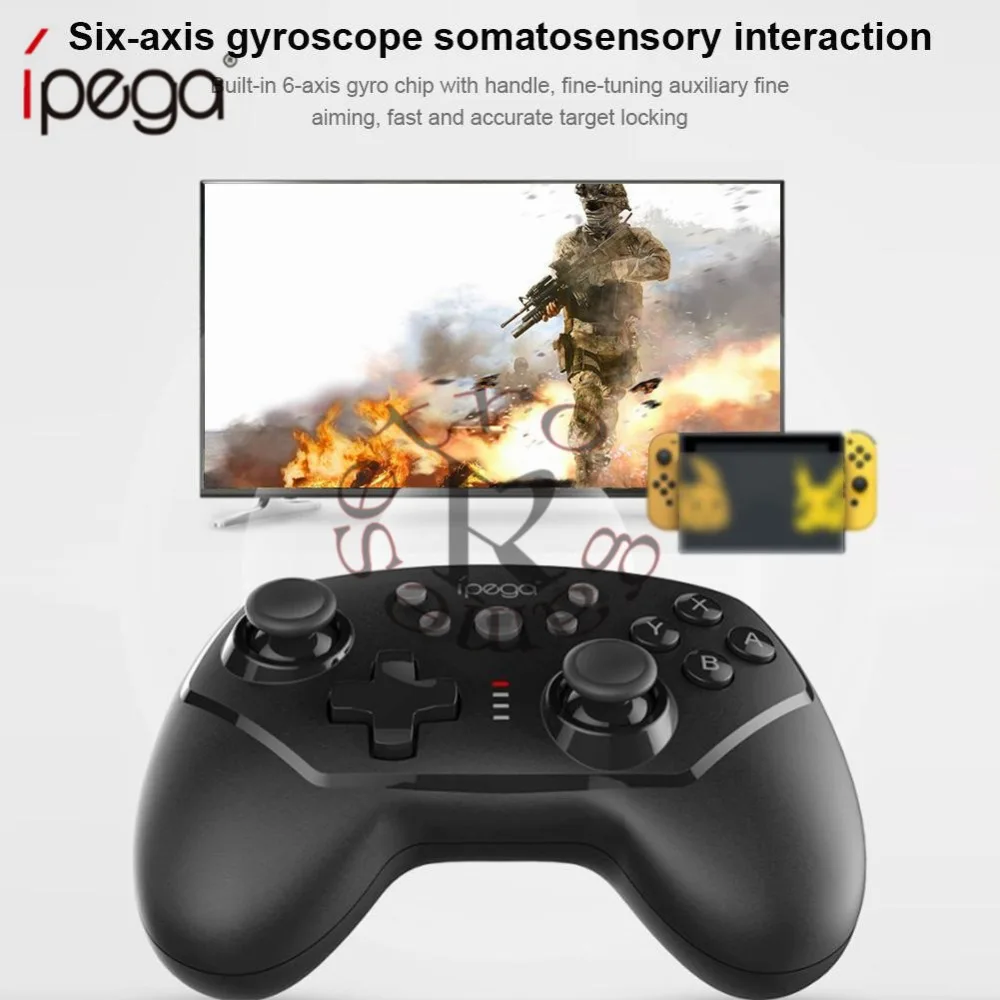 PG-9162 портативный мини беспроводной геймпад Bluetooth игровой контроллер Джойстик-переключатель пульт дистанционного управления геймерская консоль для nintendo переключатель
