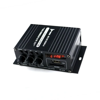 

DC12V Power Amplifier Bluetooth HiFi Car Stereo Music Receiver MP3 player