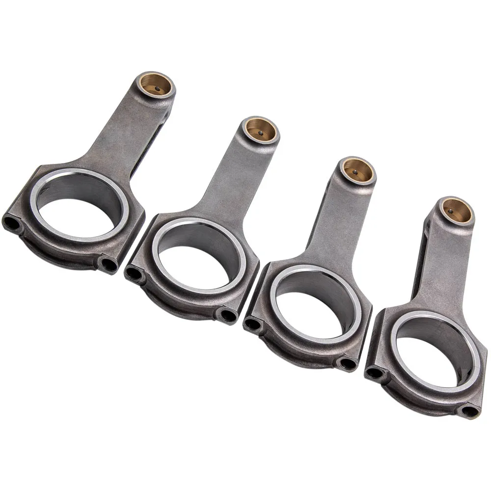 

4PCS Connecting rods 136mm For VW Golf MK1 Rabbit 1.6L Diesel Con Rod Conrod Forged H-Beam Bielle EN24 800BHP Floating TUV