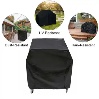 

Waterproof Barbeque Cover Gas Charcoal Electric BBQ Grill Cover Anit Dust Rain UV Proof Outdoor Grill Protector with Storage Bag