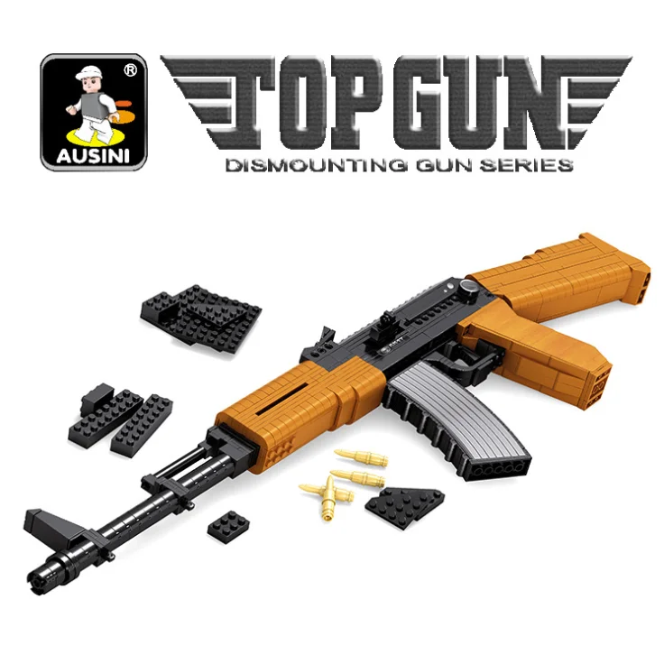 

AK47 Building Blocks Technic Toy Gun Simulation Military Sniper Gun Building-Bricks Kits Boys Assemble Toys for Children Gifts.