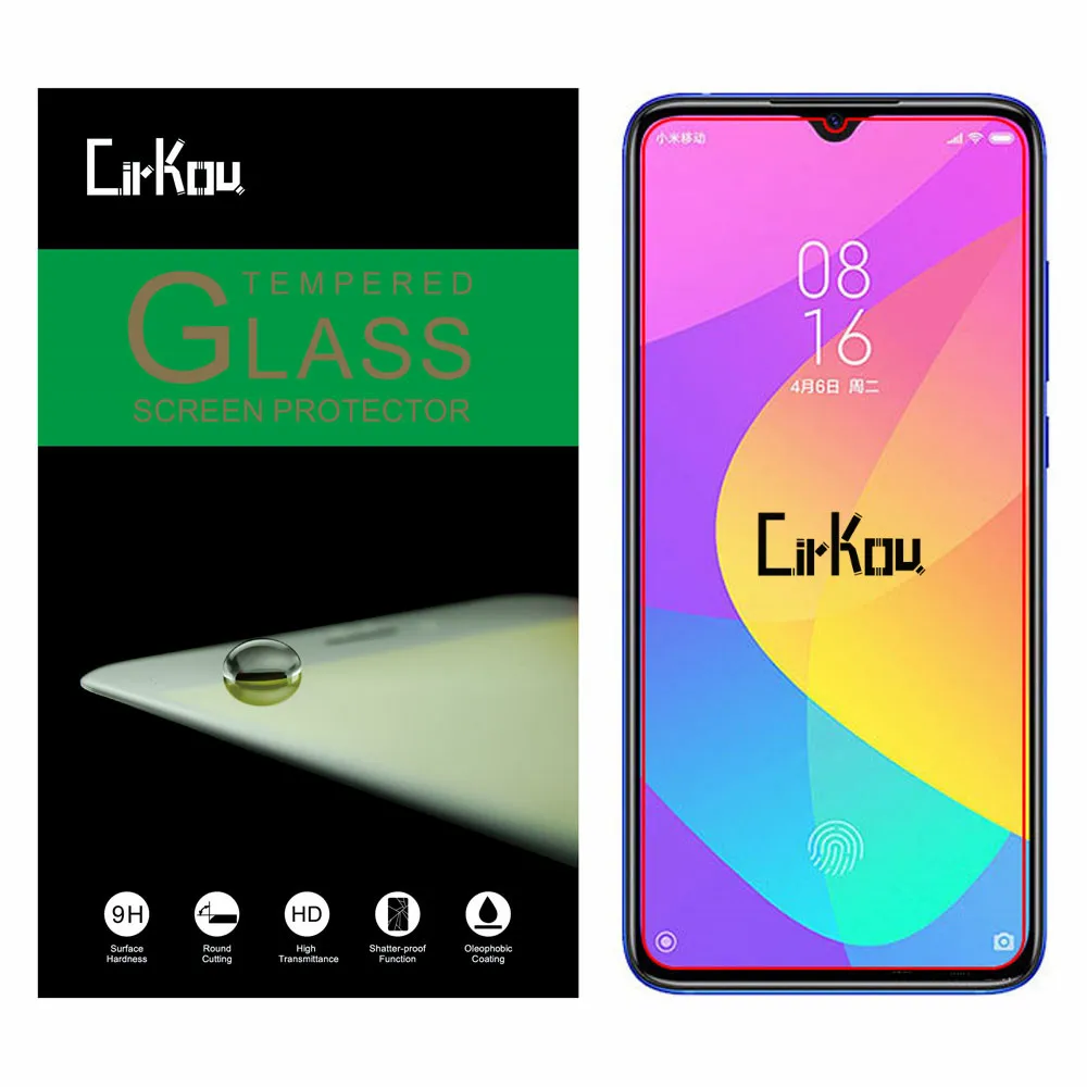 Cirkou для Xiaomi Mi CC9 CC9mt 2.5D Arc Edge 0,33 мм 9H твердость полностью Закаленное стекло Защитная пленка для экрана