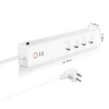 ZigBee Smart Power Strip 16A EU/UK,UseeLink Smart Power Bar Multiple Outlet Extension Cord with 2 USB and 4 AC Plugs by Tuya ► Photo 3/6